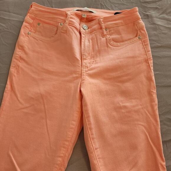 Ella Moss Peach Colored Denim Jeans, Straight Leg,‎ Casual Style, Women's Pants - Picture 4 of 11